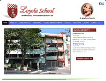 Tablet Screenshot of loyolaschooltrivandrum.com